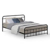 Artiss LEO Queen Bed Frame – Black