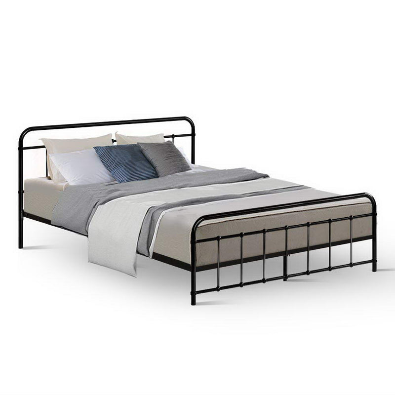 Artiss LEO Queen Bed Frame – Black