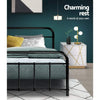Artiss LEO Queen Bed Frame – Black