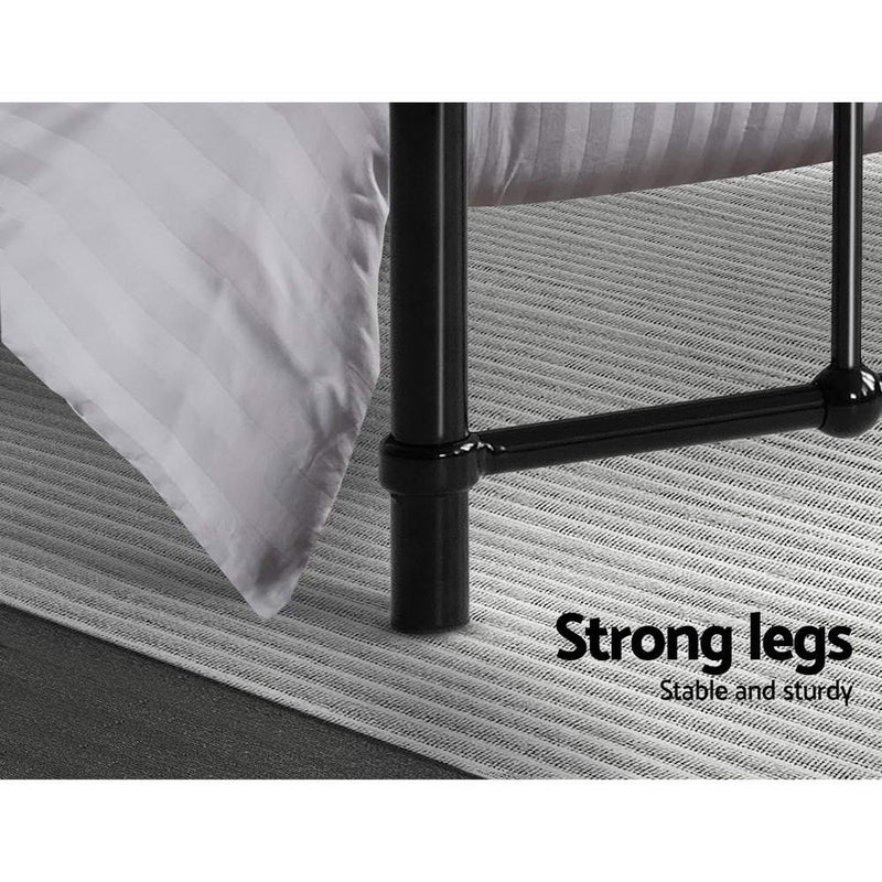 Artiss LEO Queen Bed Frame – Black