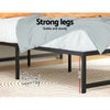 Artiss TINO Queen Bed Base – Black