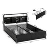 Artiss HEDY Queen Bed Frame with 4 Drawers & Storage Headboard