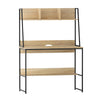 Computer Desk Bookshelf Storage 100CM Oak