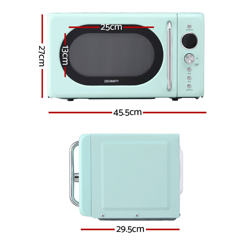 Devanti 20L Microwave Oven 700W – Green