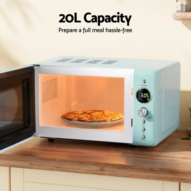 Devanti 20L Microwave Oven 700W – Green