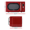 Devanti 20L Microwave Oven 700W – Red