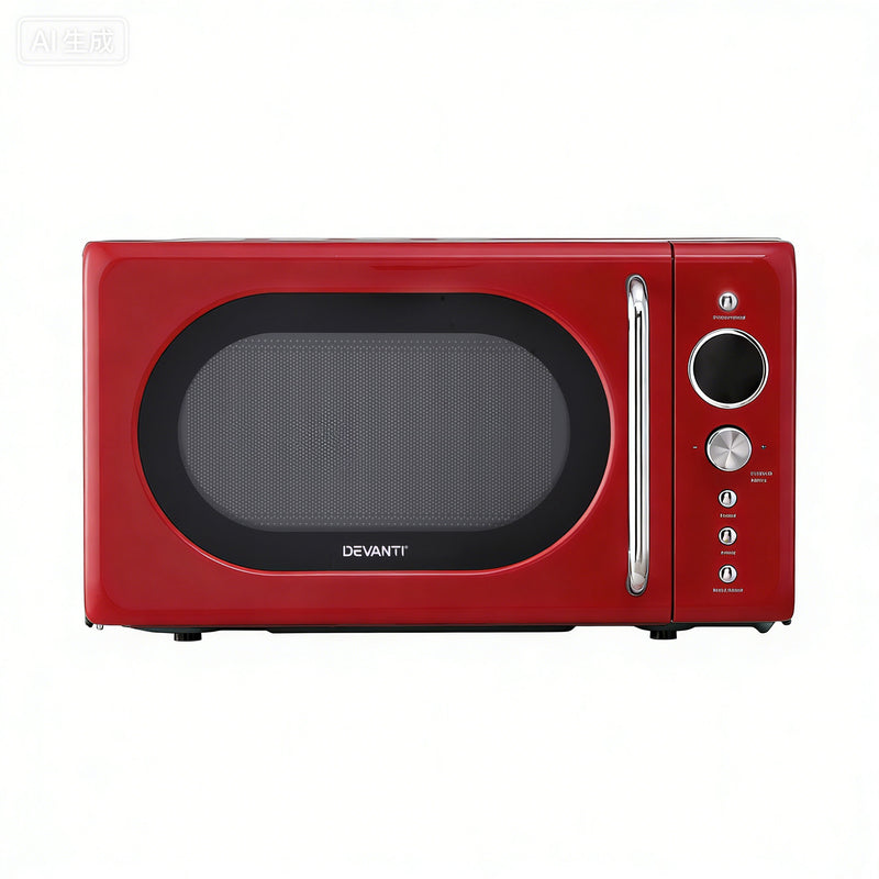 Devanti 20L Microwave Oven 700W – Red