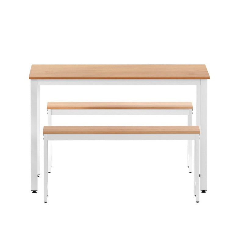 Artiss 3-Piece Dining Set – Table & Bench