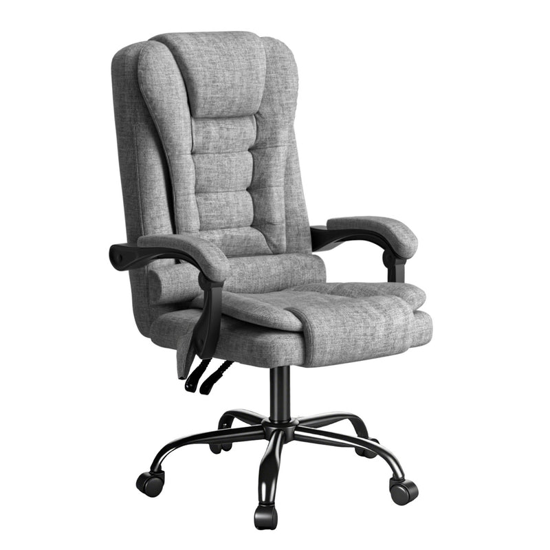 Executive Office Chair – 4-Point Massage, Adjustable Ergonomic Recline