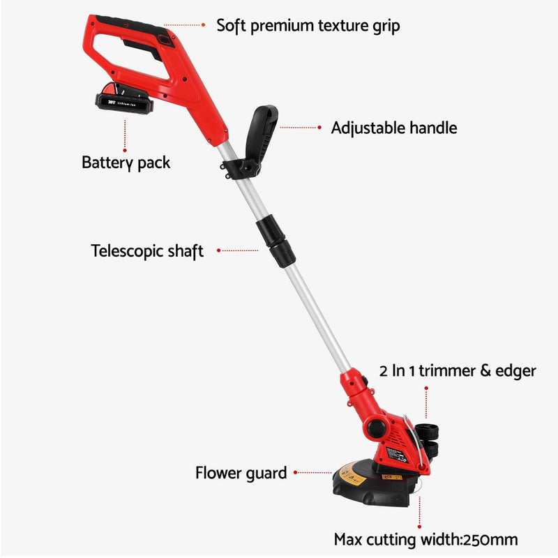 Giantz 20V Cordless Line Trimmer – Grass Whipper