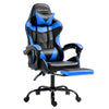 Blue Gaming Office Recliner Chair with Footrest