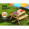 Keezi Kids Picnic Table with Umbrella & Sand Pit
