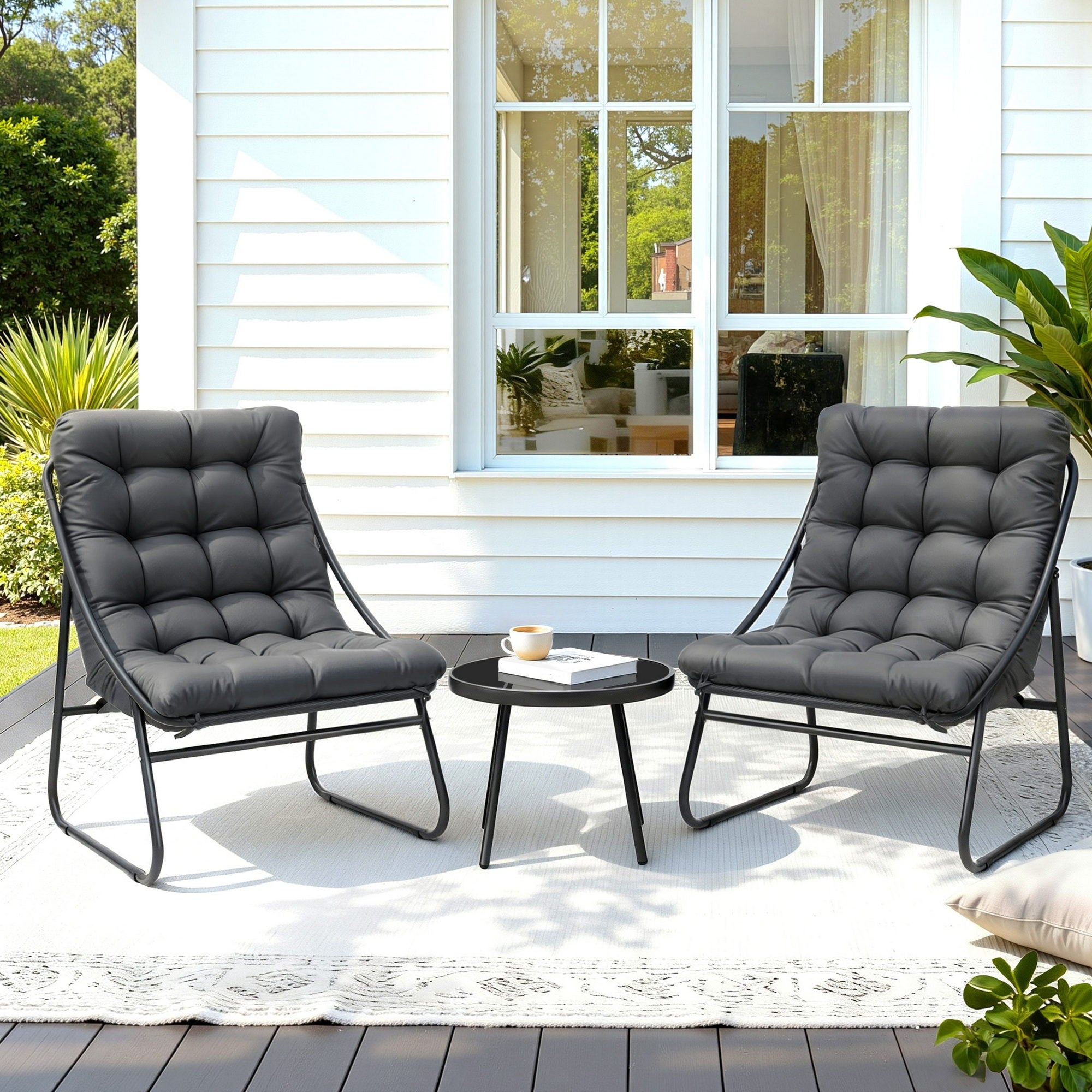 Gardeon 3PC Outdoor Bistro Set