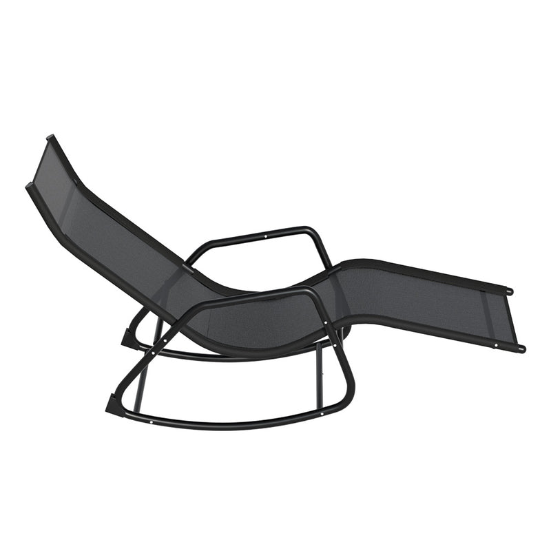 Gardeon Outdoor Rocking Sun Lounge Chair
