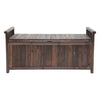 Garden Outdoor Storage Bench Box – Wooden Garden Patio Furniture (Charcoal)