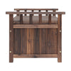 Garden Outdoor Storage Bench Box – Wooden Garden Patio Furniture (Charcoal)