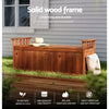 Gardeon Outdoor Storage Bench Box 129cm – Natural Wood