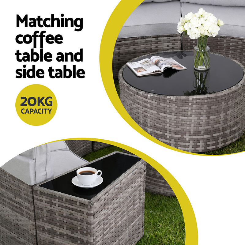 Gardeon 4-Seater Outdoor Sofa Set