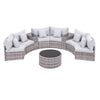 Gardeon 9-Piece 6 Seater Outdoor Rattan Sofa & Dining Set