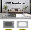 Outdoor Rug 152x244cm Reversible Greek Key Mat