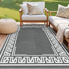 Outdoor Rug 152x244cm Reversible Greek Key Mat