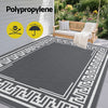 Outdoor Rug 274x366cm Reversible Greek Key Mat