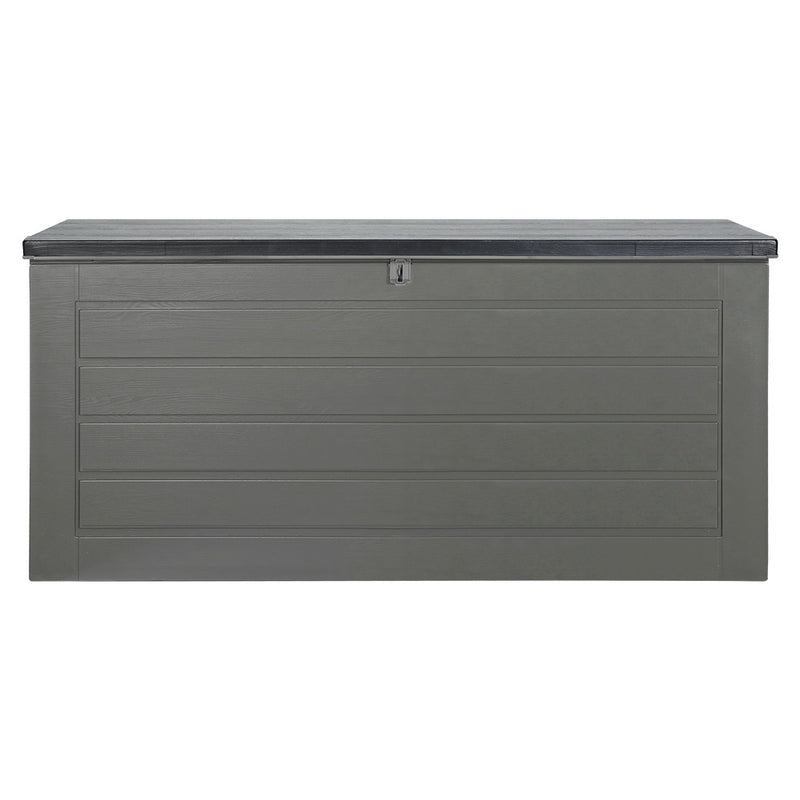 Gardeon 680L Outdoor Storage Box – Lockable Black