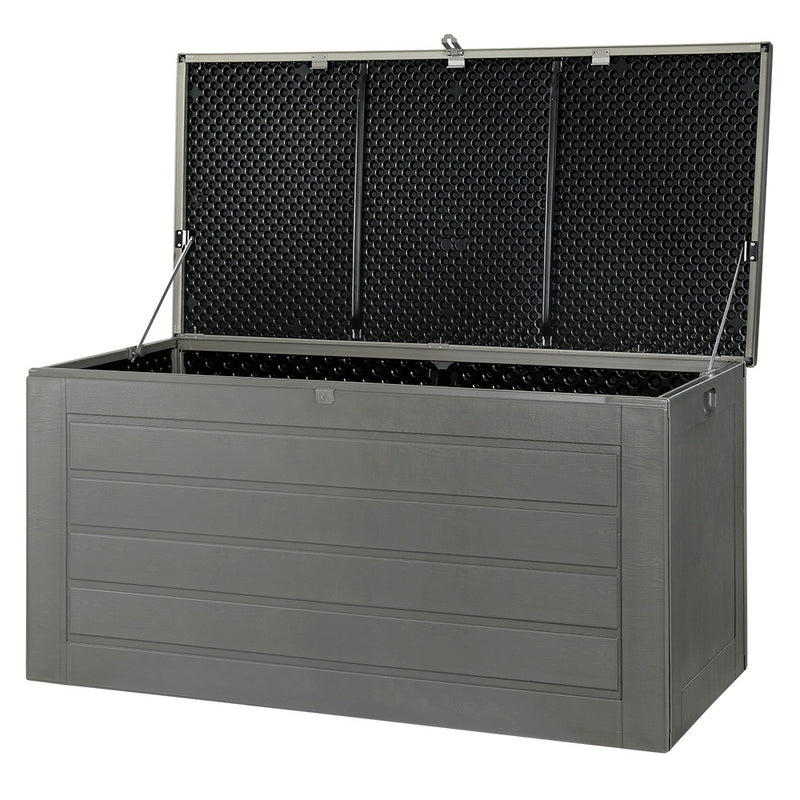 Gardeon 680L Outdoor Storage Box – Lockable Black