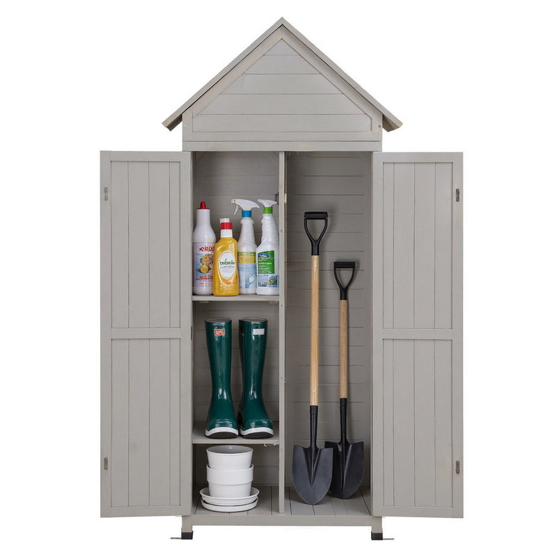 Gardeon Outdoor Storage Cabinet – Grey