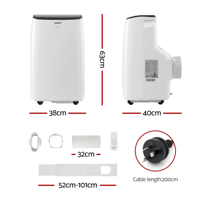 Devanti 7000BTU Portable AC WiFi