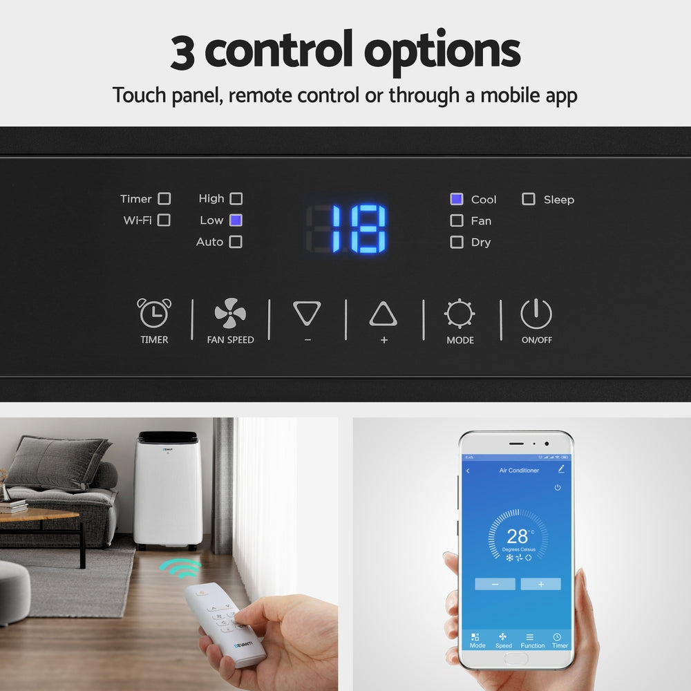 Devanti 7000BTU Portable AC WiFi