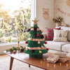 47cm Green Honeycomb Tabletop Christmas Tree