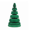 111cm Green Pre-Lit Honeycomb Paper Christmas Tree