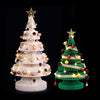 Pre-Lit Paper Christmas Tree Duo – 62cm & 114cm