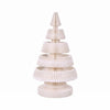 114cm White Pre-Lit Honeycomb Paper Christmas Tree