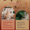 114cm White Pre-Lit Honeycomb Paper Christmas Tree