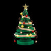 62cm Green Pre-Lit Honeycomb Paper Christmas Tree