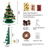 62cm Green Pre-Lit Honeycomb Paper Christmas Tree