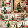 62cm Green Pre-Lit Honeycomb Paper Christmas Tree