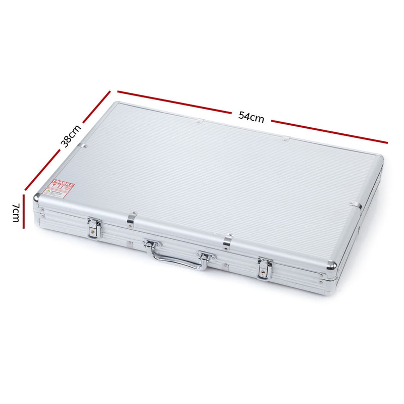 1000pc Poker Chips Set – Casino Texas Hold’em with Case