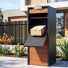 Gardeon Parcel Drop Box & Letterbox – Walnut