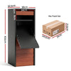 Gardeon Parcel Drop Box & Letterbox – Walnut