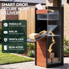 Gardeon Parcel Drop Box & Letterbox – Walnut
