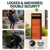 Gardeon Parcel Drop Box & Letterbox – Walnut