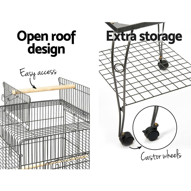 i.Pet 145cm Large Bird Cage Aviary