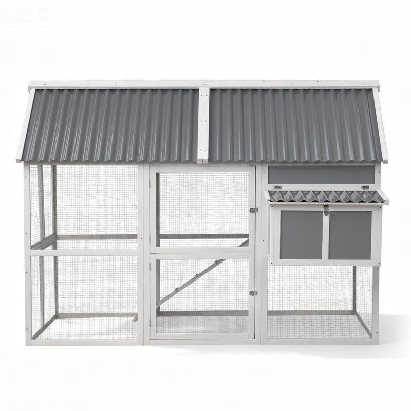 i.Pet Outdoor Chicken Coop & Rabbit Hutch with Run