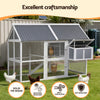 i.Pet Outdoor Chicken Coop & Rabbit Hutch with Run