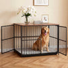i.Pet XL Wooden Dog Crate Furniture 107cm Black