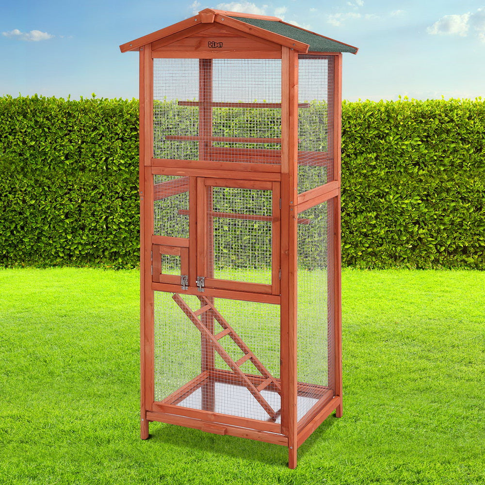 i.Pet XL Wooden Bird Cage Aviary 168cm