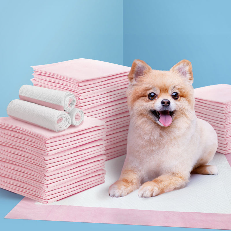 i.Pet Pet Training Pads 200PCS – 60x60cm Pink